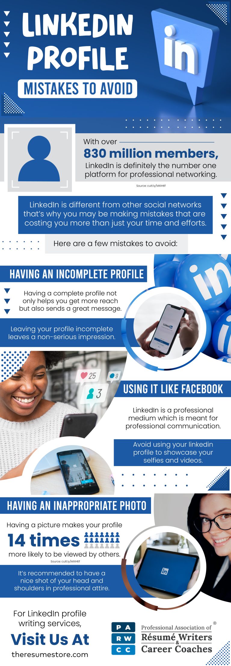 LinkedIn Profile Mistakes To Avoid - The Resume Store